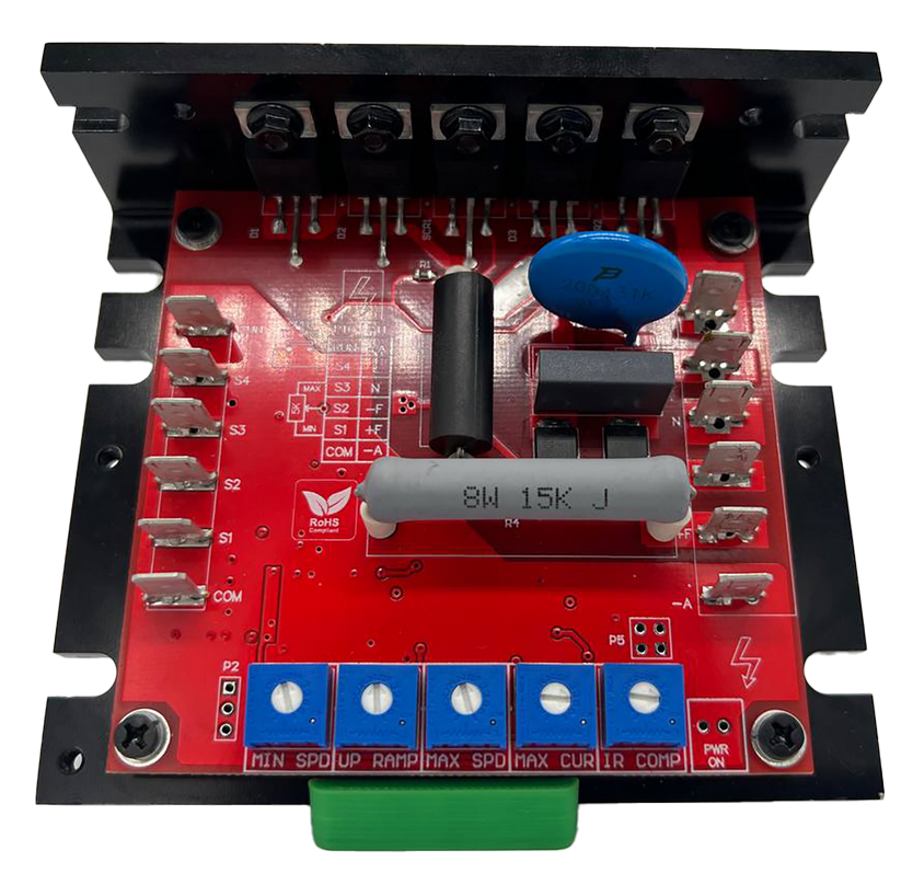 RedVolt 1P - heatsink cooling detail